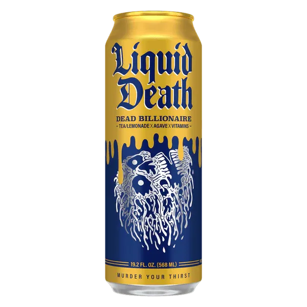 Liquid Death Dead Billionaire, 12 oz.