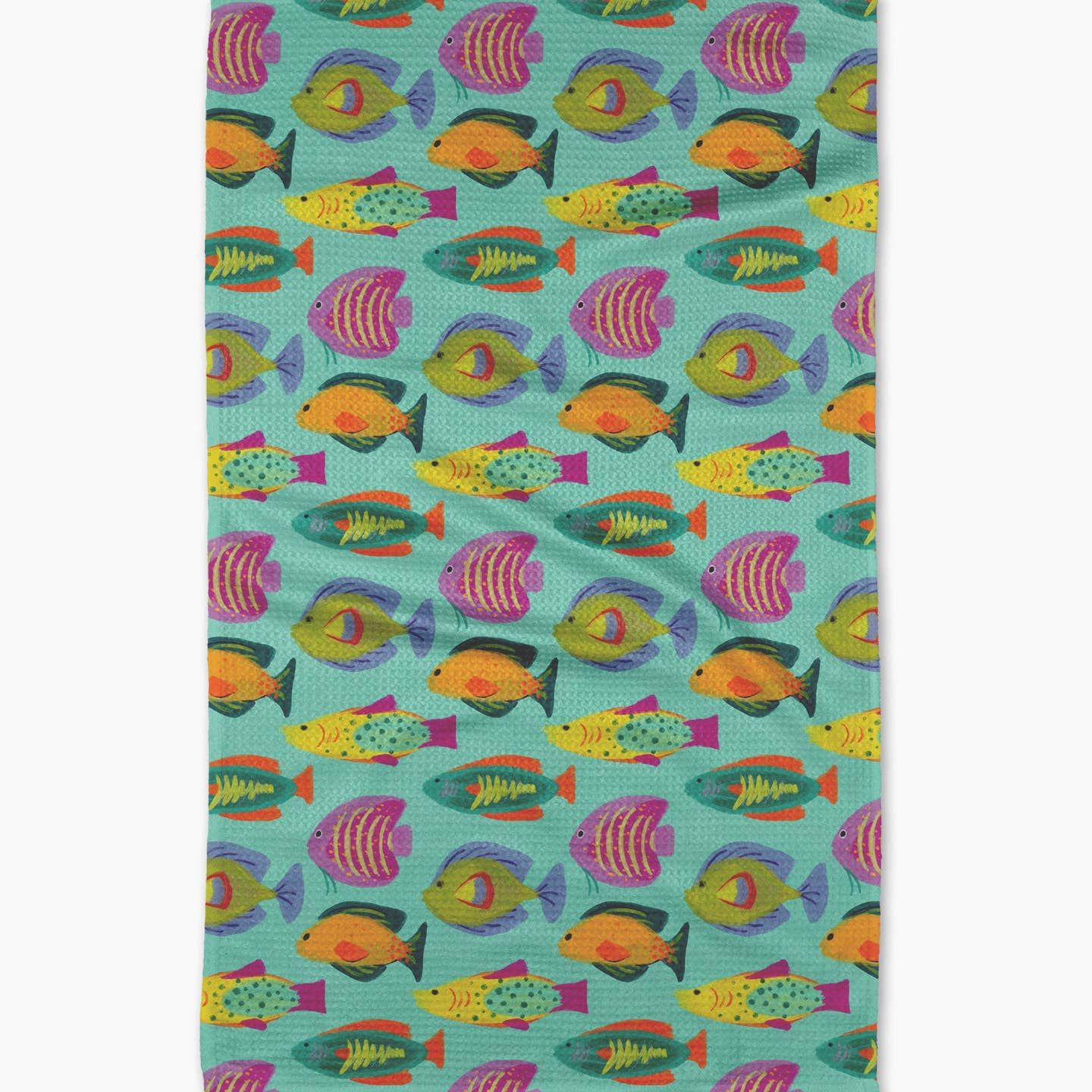Geometry Schooling Tea Towel