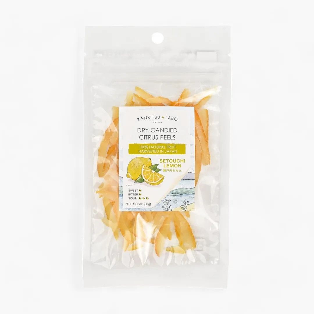 Dry Candied Setouchi Lemon Peel (1.05 oz)