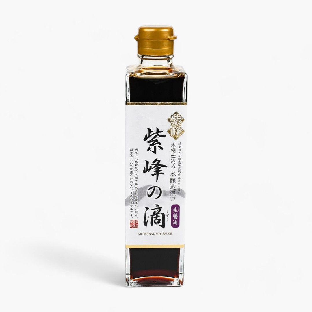 Premium Koikuchi Pure Soy Sauce “Shi-ho-No-Shizuku” (10 floz)