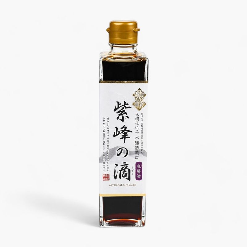 Premium Koikuchi Pure Soy Sauce "Shi-ho-No-Shizuku" (10 floz)