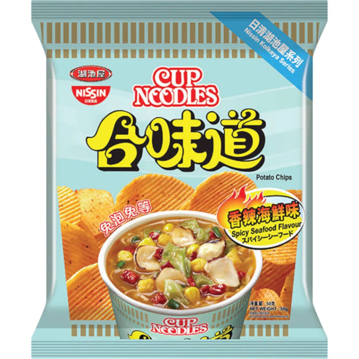 Nissin Cup Noodles Spicy Seafood Flavor Chips