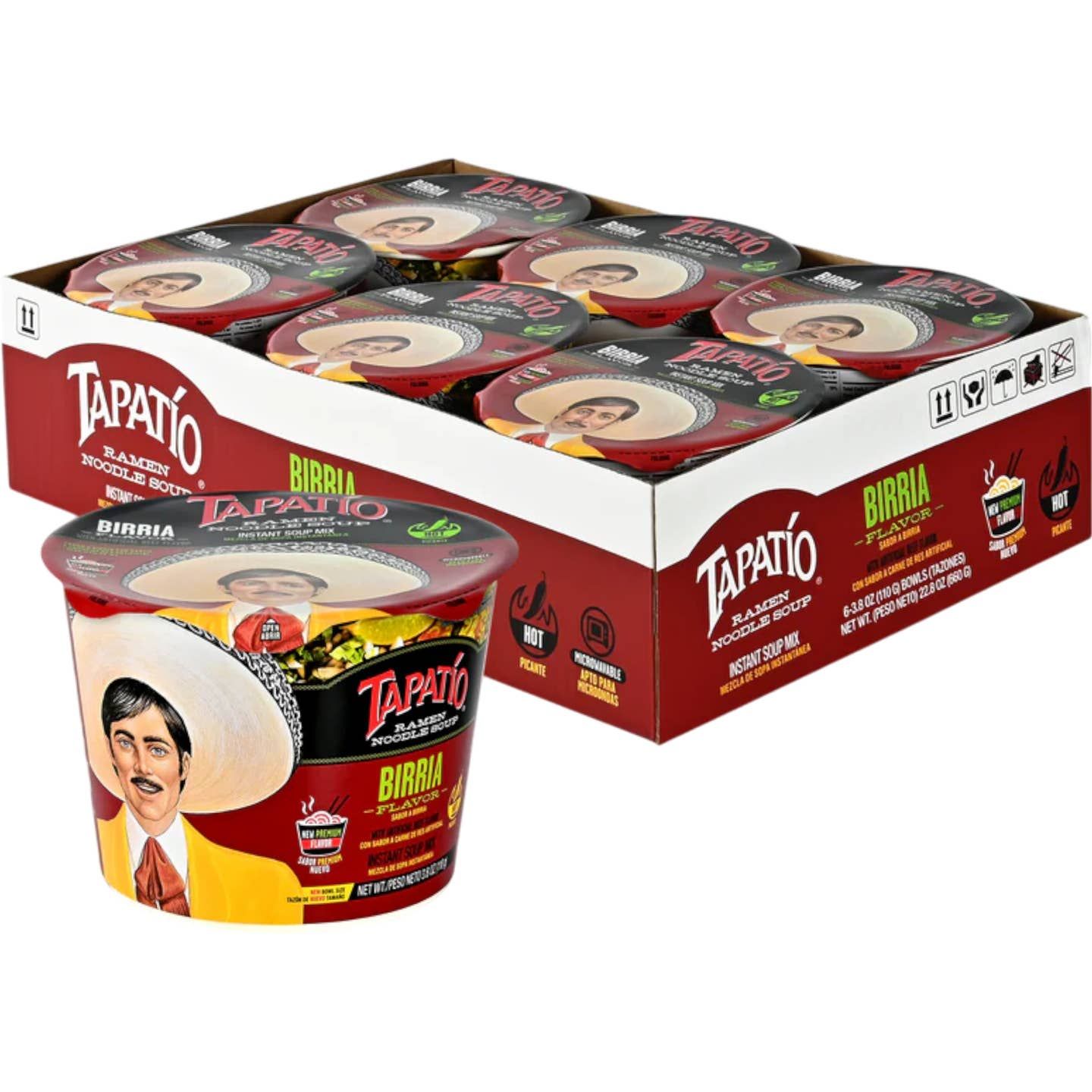 Tapatio Birria Ramen Noodle Soup