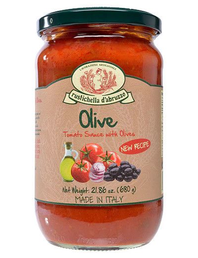 Olive Tomato Sauce, Rustichella, 680g