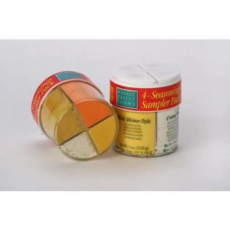4 Part Seasoning Sampler (Movie Theater Style, Creamy Ranch, Buttery Jalapeno, Zesty Cheddar)