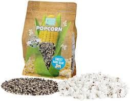 Sweet Baby Blue Popcorn Kernels - Burlap Bag