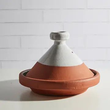 Moroccan Cooking Tagine for Two - White