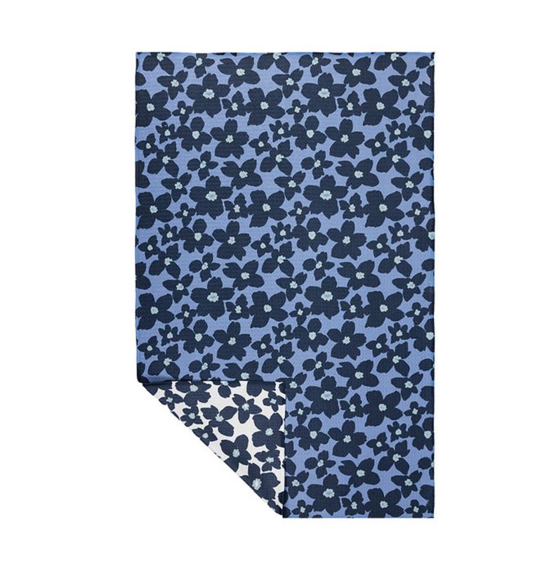 Vibe Recycled Towel - Periwinkle Floral