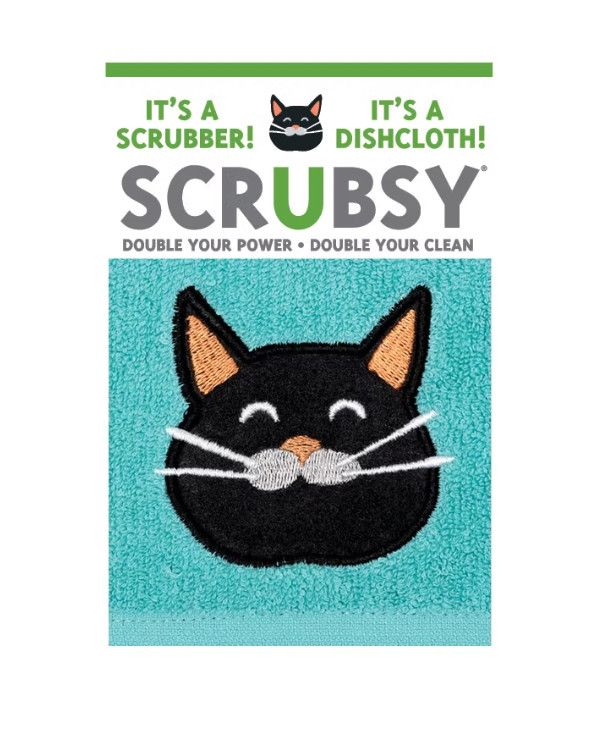 SCRUBSY Cloth - Meow