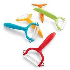 Ceramic Y-Peeler, Mixed Colors, 5″