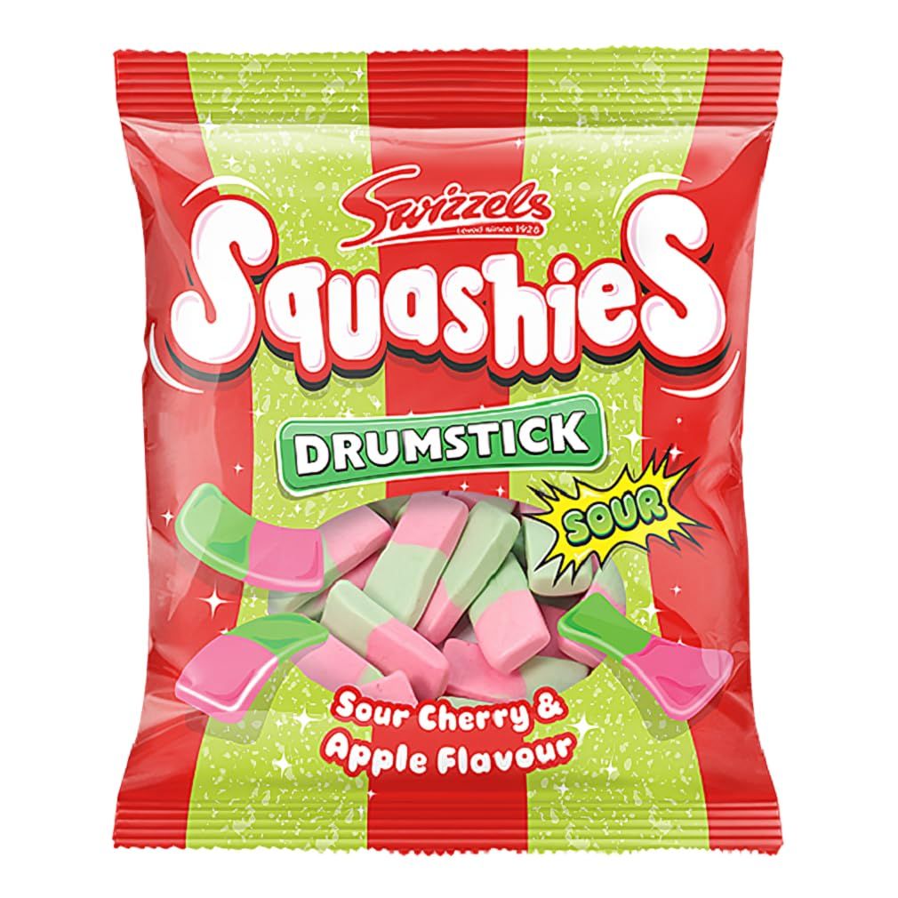 Swizzels Drumstick Squashies Sour Cherry &amp; Apple 120g (UK)