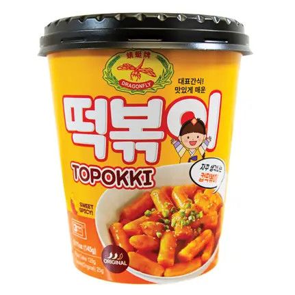 Dragonfly Topokki Spicy Cup 145g (Korea)