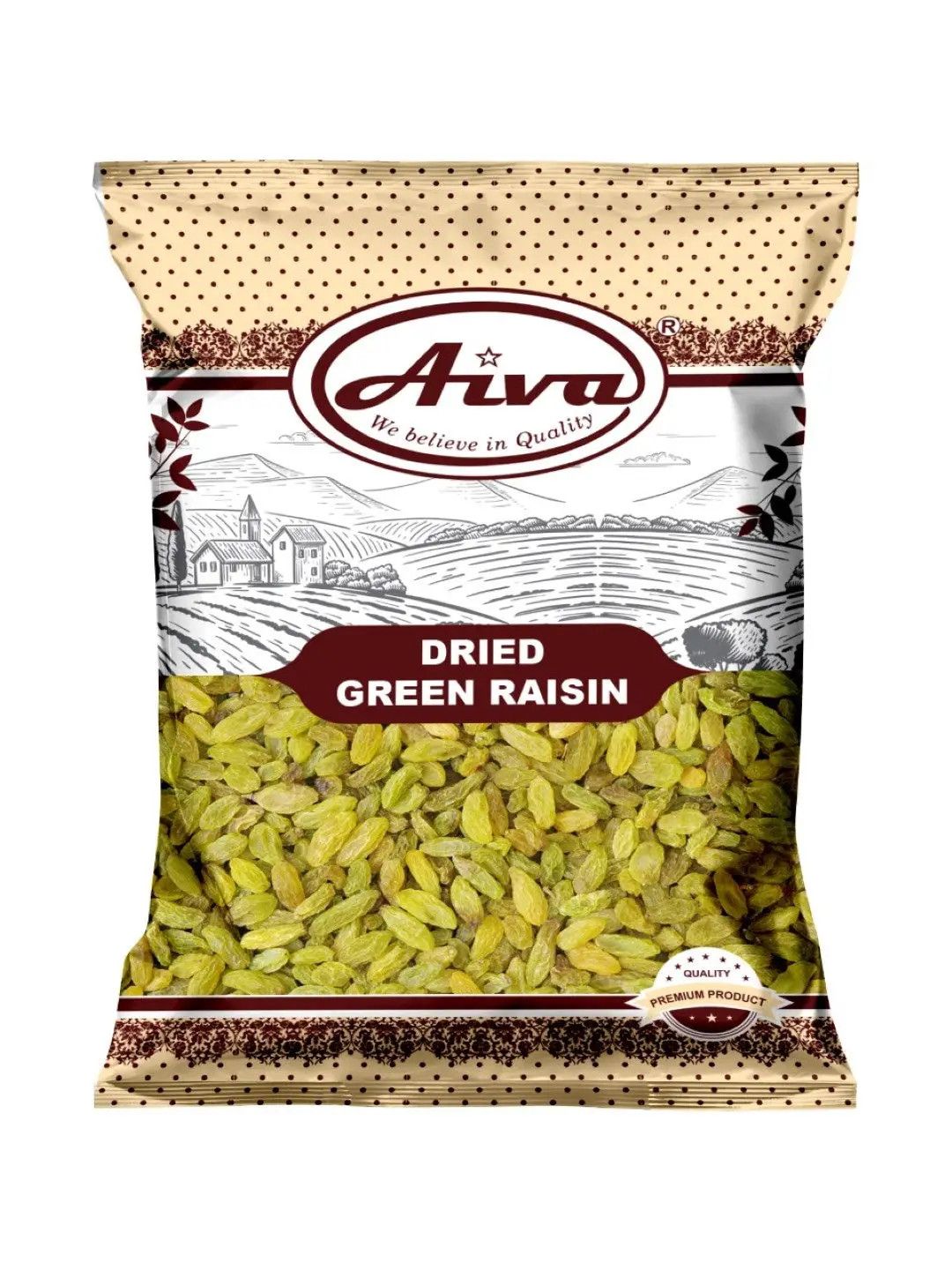Green Raisins - High Antioxidant, Fiber-Rich Nuts from India