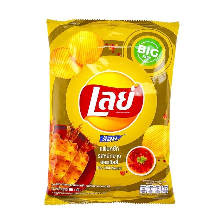 Hot Squid Flavor Potato Chips 2.41 oz