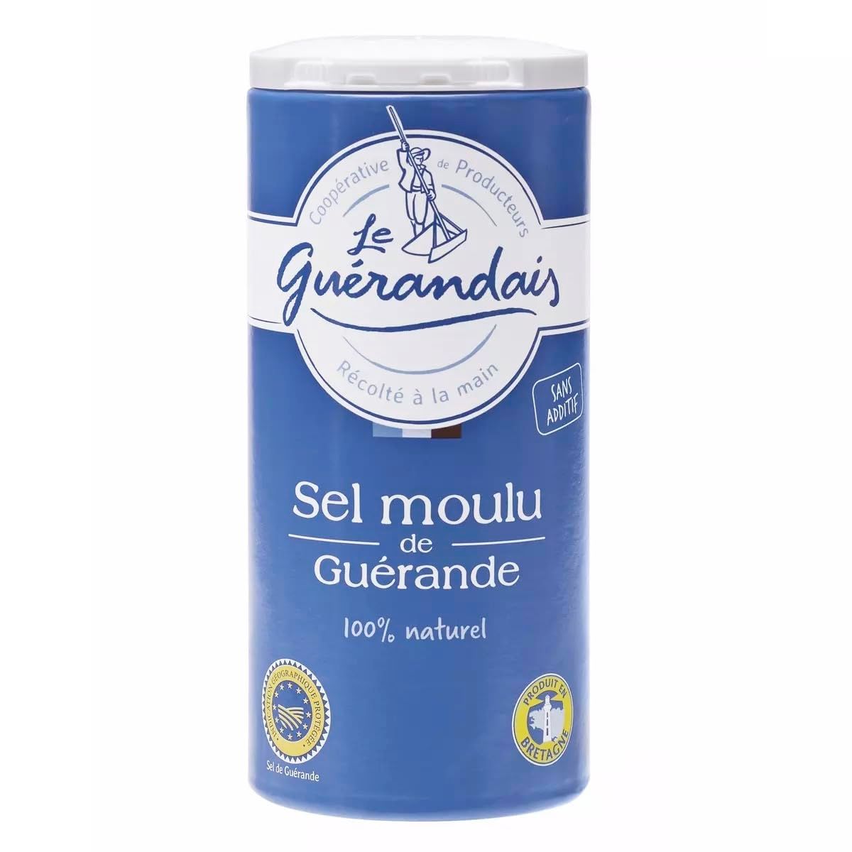 Le Guérandais  Fine grey sea salt from Guérande  shaker