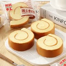 Swiss Roll Cake With Creamy Filling,3 oz