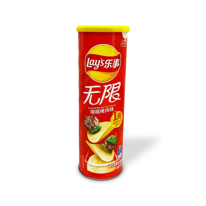 Sizzled Barbecue Potato Chips, 3.17oz