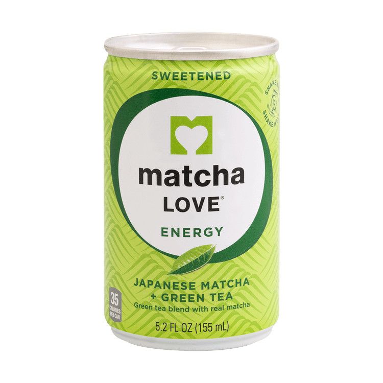 MATCHA LOVE Sweetened Green Tea Matcha Energy Shots 5.24 fl oz