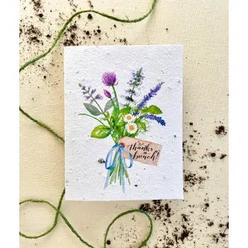 Thanks a Bunch Wellness Mix Plantable Seed Card