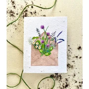 Pocketful of Sunshine Herb Mix Plantable Seed Cards