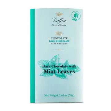 Dolfin Dark Bar W/ Mint Leaves 60% Cocoa