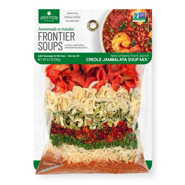 New Orleans Front Porch Creole Jambalaya | Anderson House | Frontier Soups