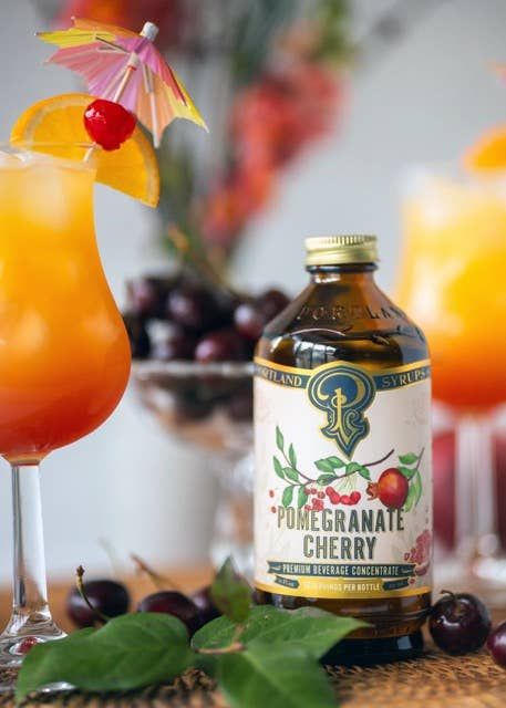 Pomegranate Cherry Syrup 12oz | Portland Syrups