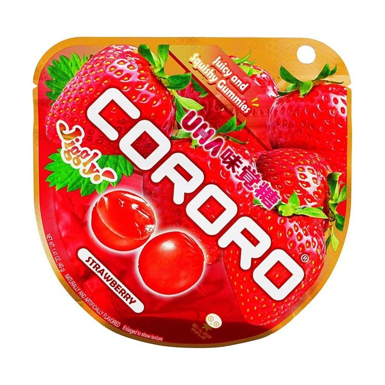 Mikakuto Cororo Fruit Juice Gummy Candy Strawberry Flavor, 1.41 oz