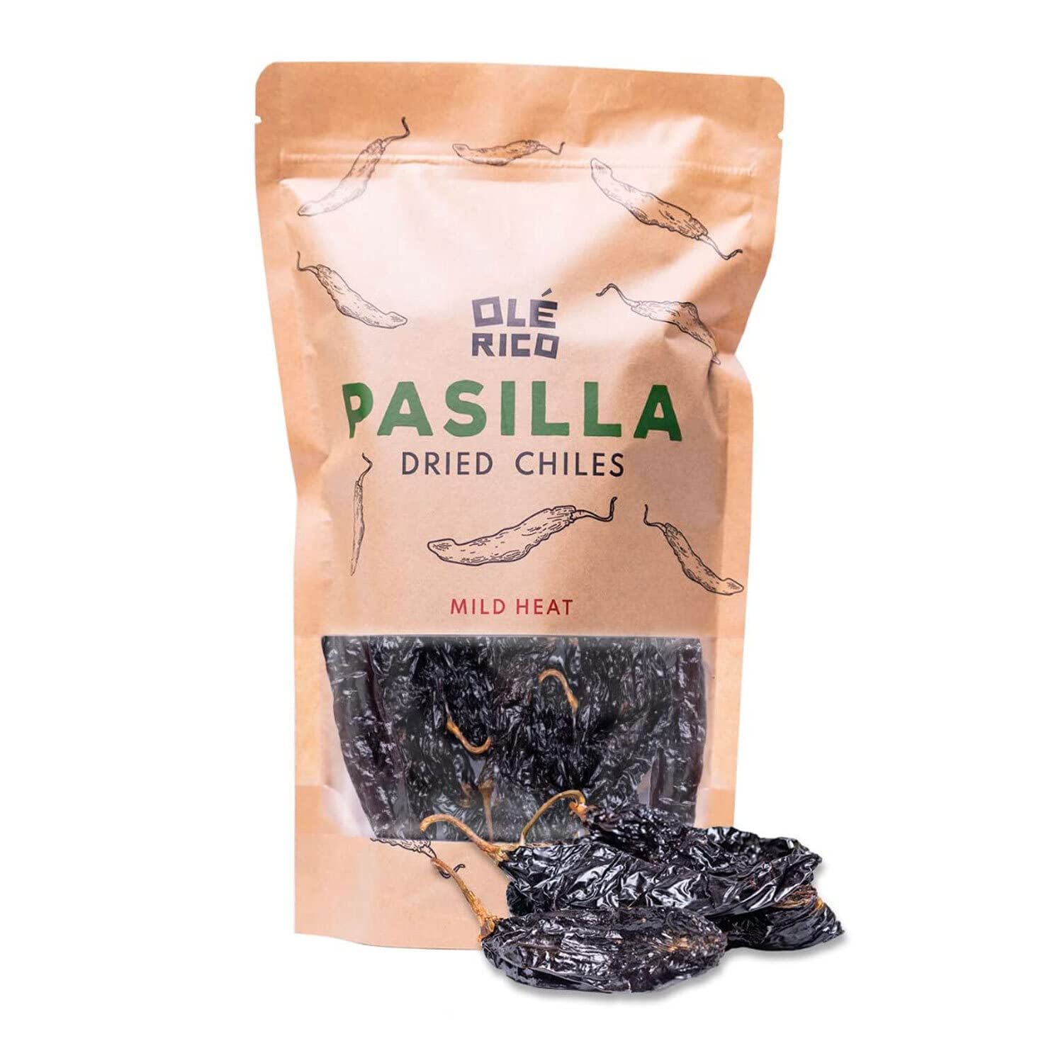 Pasilla Dried Chiles, 4oz