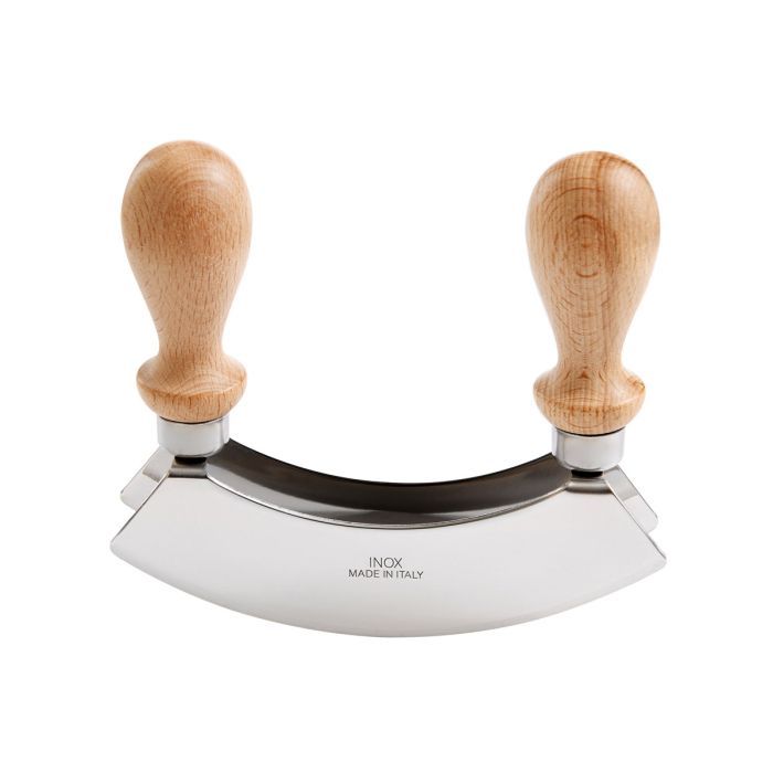 Fantes Aunt Marisa’s Double Mezzaluna Chopper Rocking Knife, 5.5 in