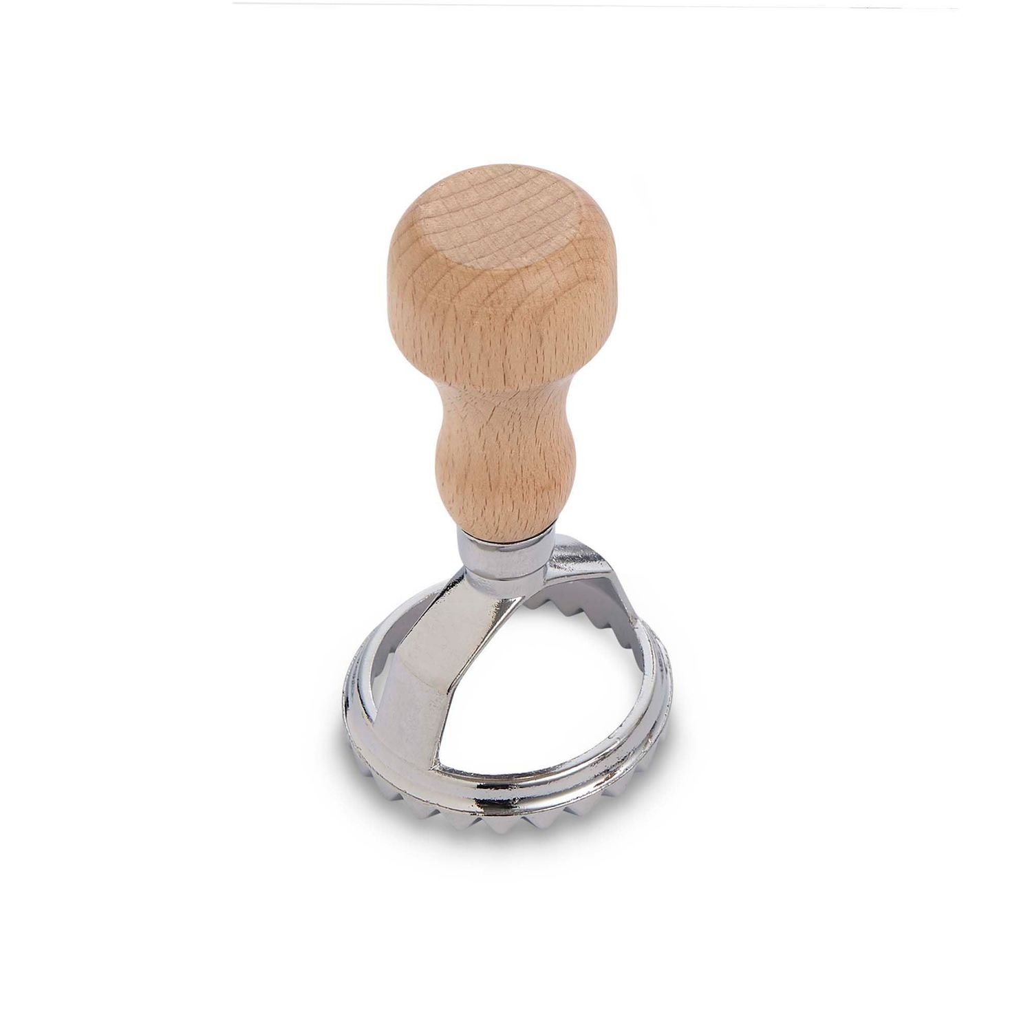 Fantes Ravioli Stamp, Fluted Round Stamp, 2 in