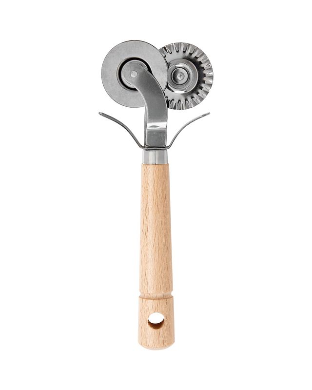 Fantes Double Pastry Ravioli Pasta Dough Cutter Crimper