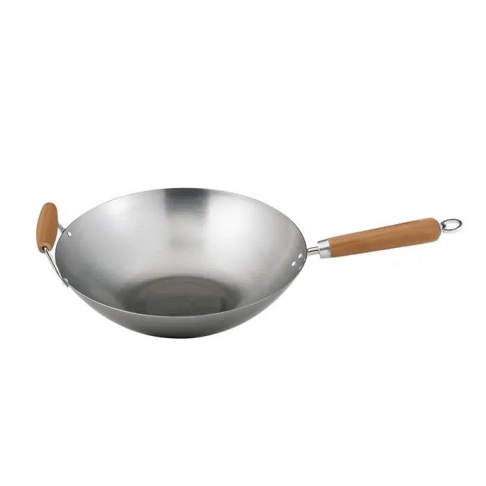 Helen’s Asian Kitchen Carbon Steel Stir Fry Pan, 14 in