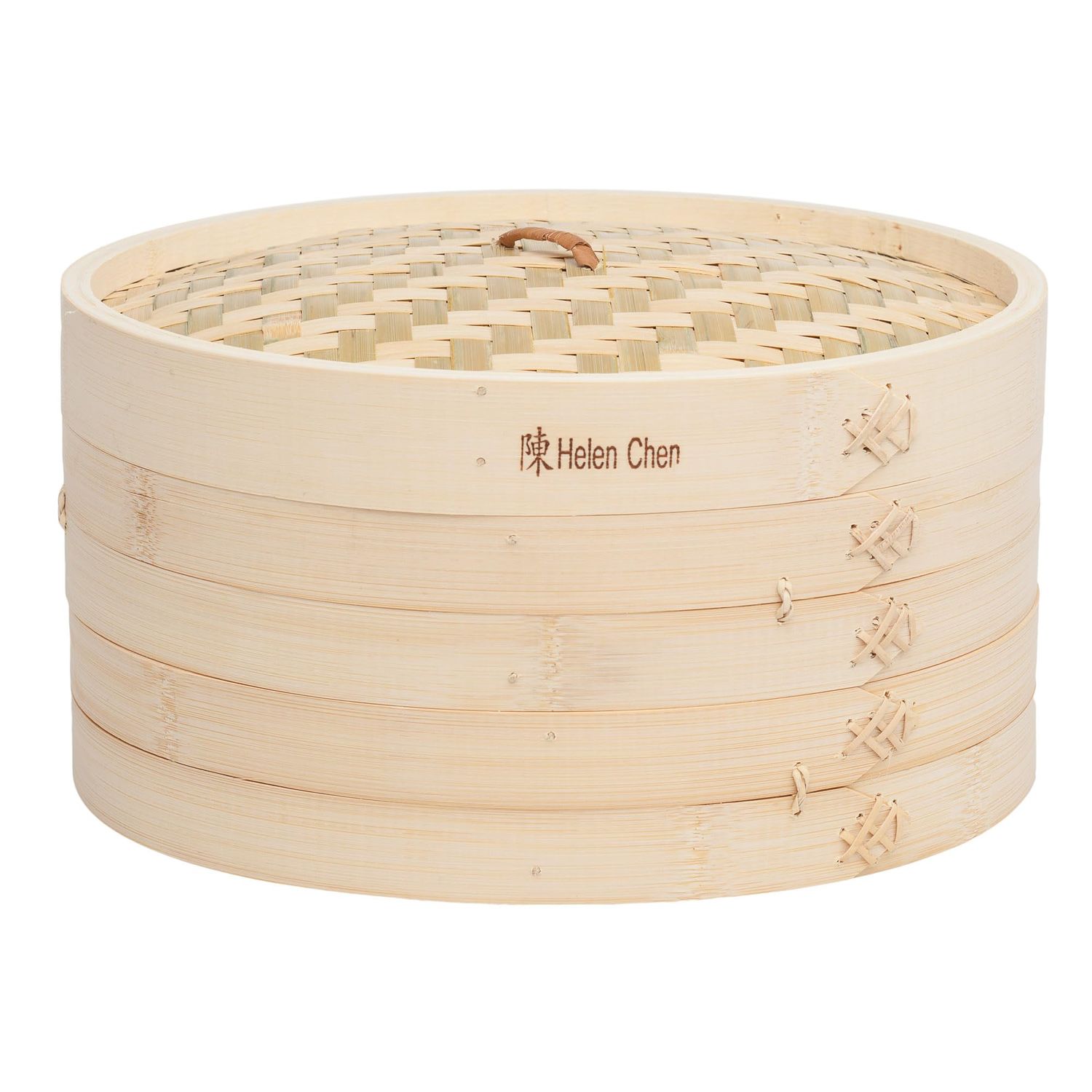 Helen’s Asian Kitchen Bamboo Steamer w/ Lid, 12 in