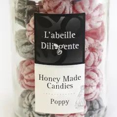 Abeille Diligente · Poppy flavored honey candies red