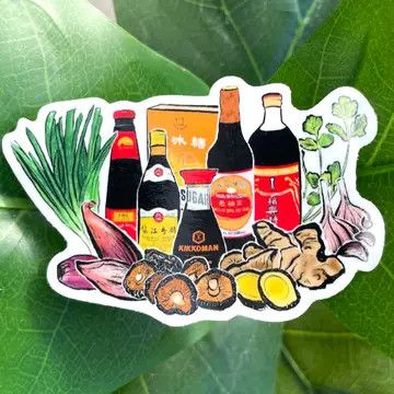 Asian Sauces Sticker