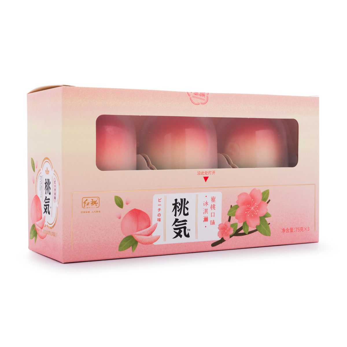 Tao Qi Peach Ice Cream (TaoQi TQ) - Single