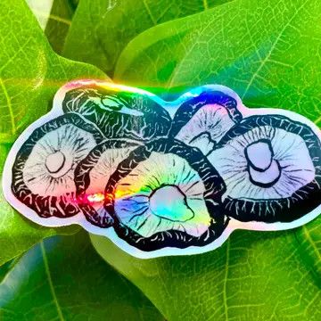Shiitake Mushroom Sticker