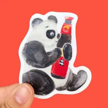 Free the Oyster Sauce Panda Sticker