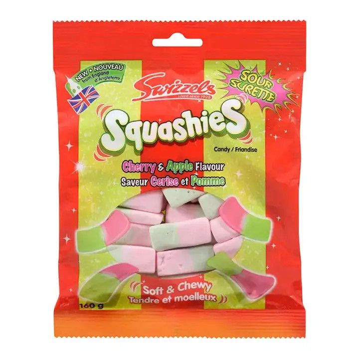 Squashies Cherry And Apple 160g United Kingdom