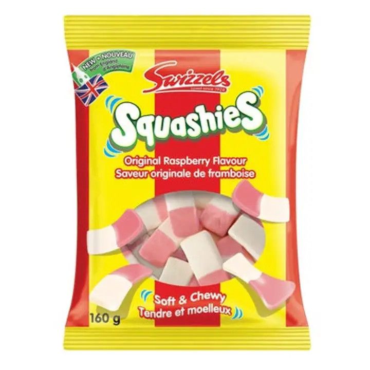 Squashies Original Raspberry 160g United Kingdom