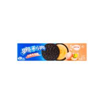 White Peach Oreos – Chocolate Sandwich Cookies with White Peach Cream, 3.42 oz