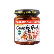 Umami Topping – Crunchy Garlic with Chili Oil, Mild Flavor, 3.88 oz