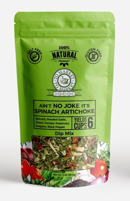 Ain&#39;t No Joke, It&#39;s Spinach Artichoke - Dip Mix | To Market- To Market - Dips &amp; Spreads