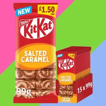 KitKat Salted Caramel Chocolate Sharing Bag