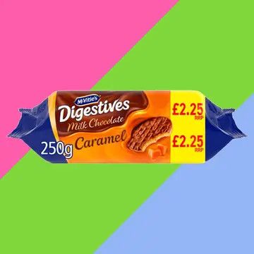 McVitie&#39;s Caramel Digestive Biscuits