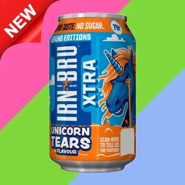 Irn-Bru Xtra Unicorn Tears Flavour