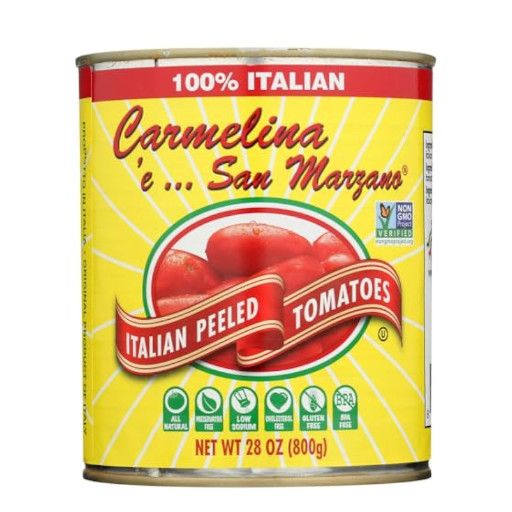 Carmelina Whole Peeled Tomatoes in Puree