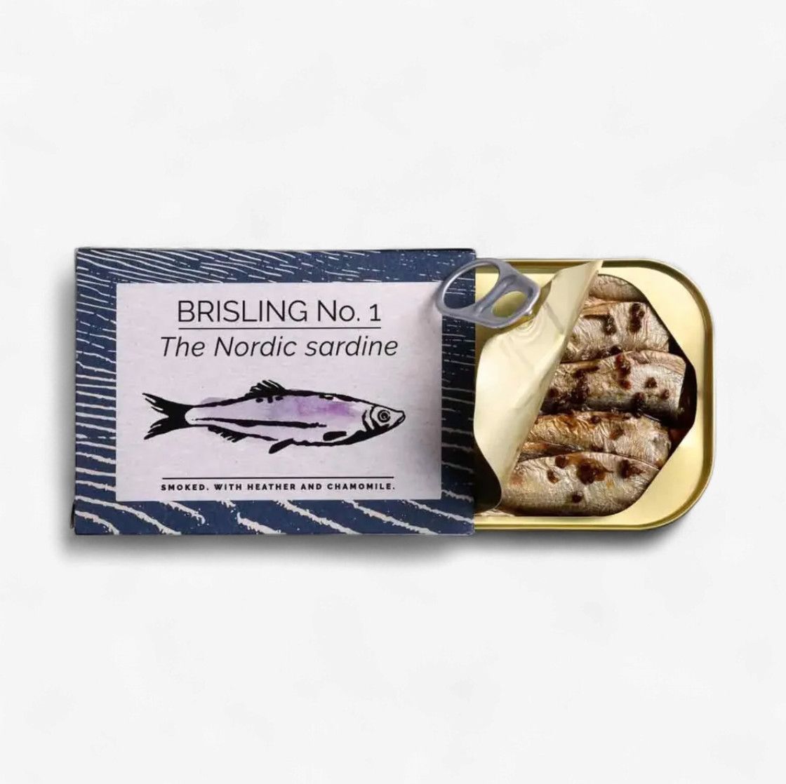 Brisling No. 1: The Nordic Sardine (Smoked with Heather &amp; Chamomile, 100g)