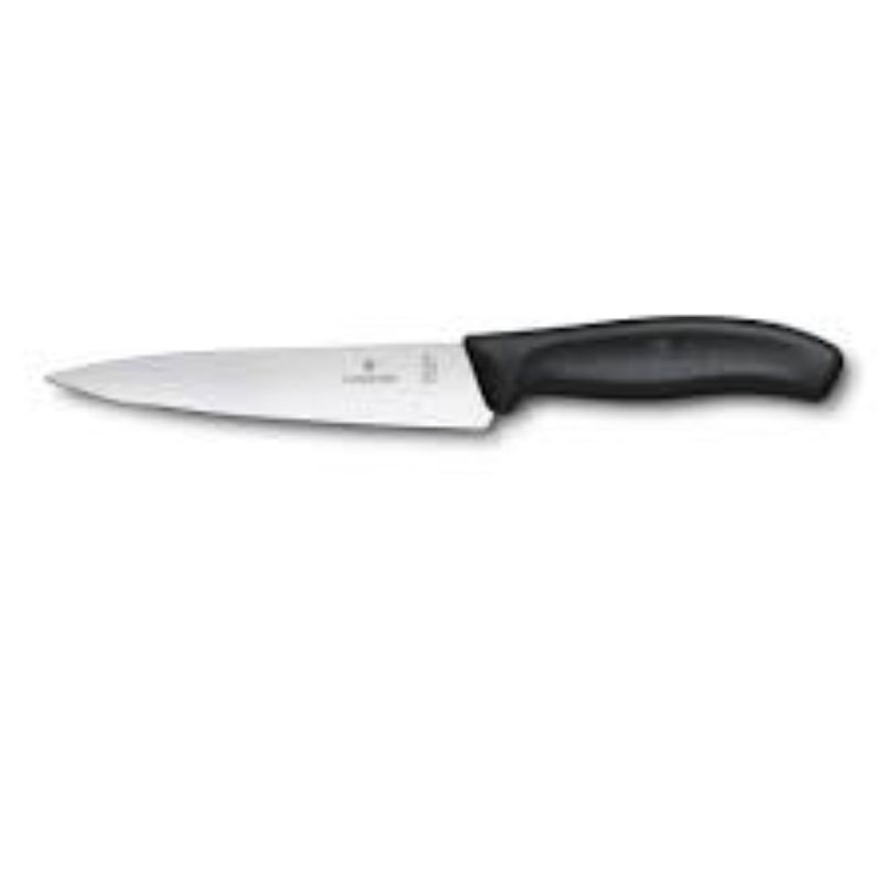 Chef’s Knife 6” Straight Blade (Black) – Swiss Classic | Victorinox